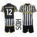 Juventus Alex Sandro #12 Babykleding Thuisshirt Kinderen 2023-24 Korte Mouwen (+ korte broeken)